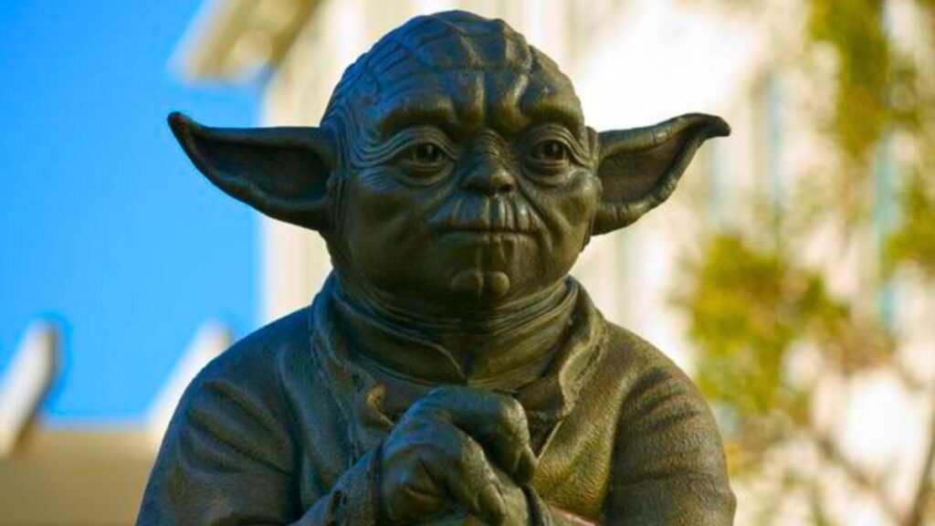 The Yoda Fountain at the Letterman Digital Arts Center in the Presidio